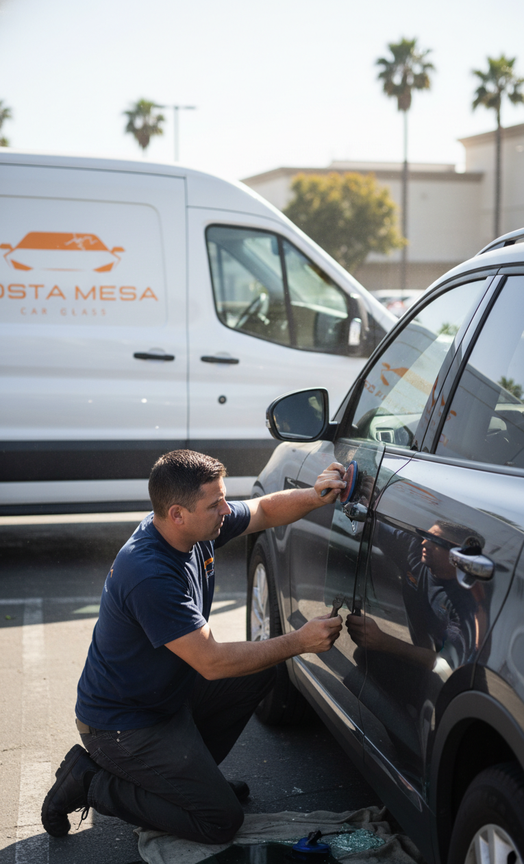 Costa Mesa Car Glass — Quarter glass replacement service