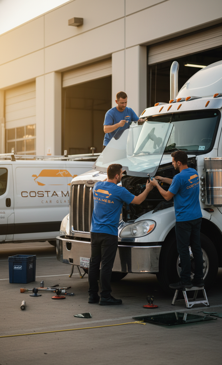 OEM quality auto glass materials used by Costa Mesa Car Glass