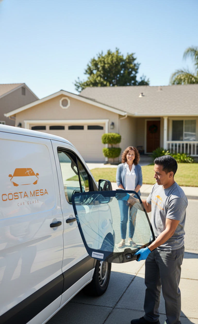 Windshield chip and crack repair service in Costa Mesa CA