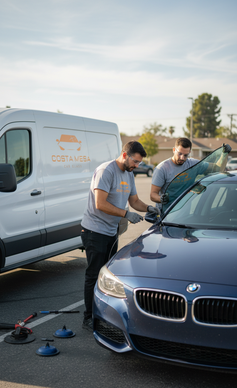 Full windshield replacement service Costa Mesa CA