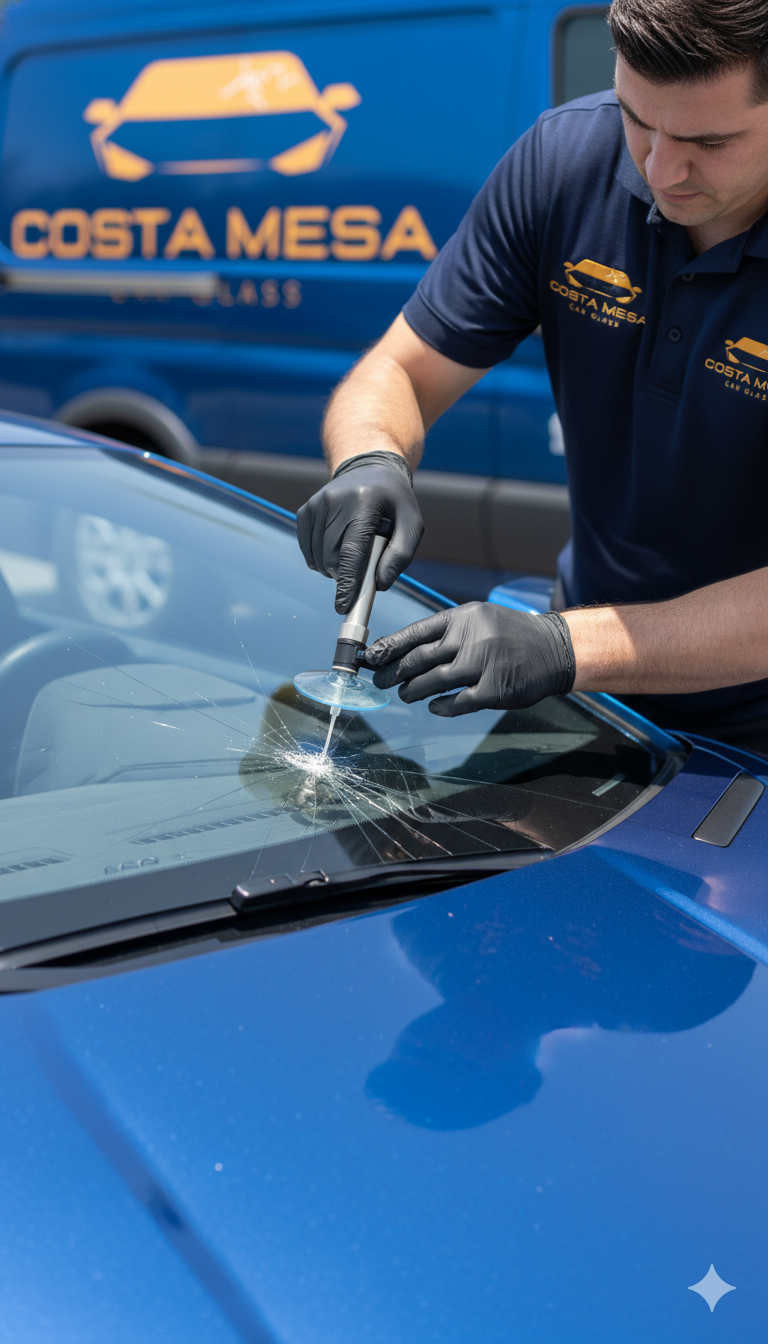Costa Mesa Car Glass — Windshield chip repair service