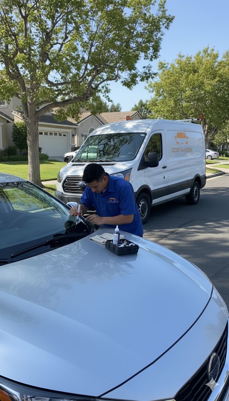 Costa Mesa Car Glass — Windshield crack repair service