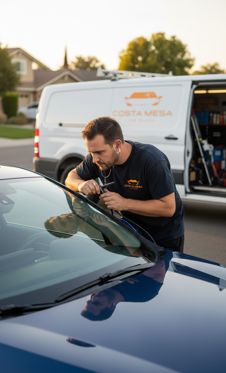 Costa Mesa Car Glass — Windshield wind noise repair service
